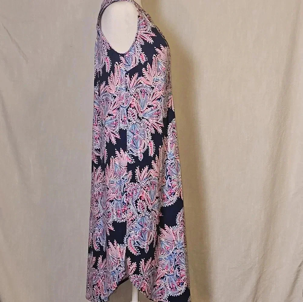 Lilly Pulitzer Naila Blue Oyster Bay Midi S Resortwear,Vacay Dress - Picture 2 of 11